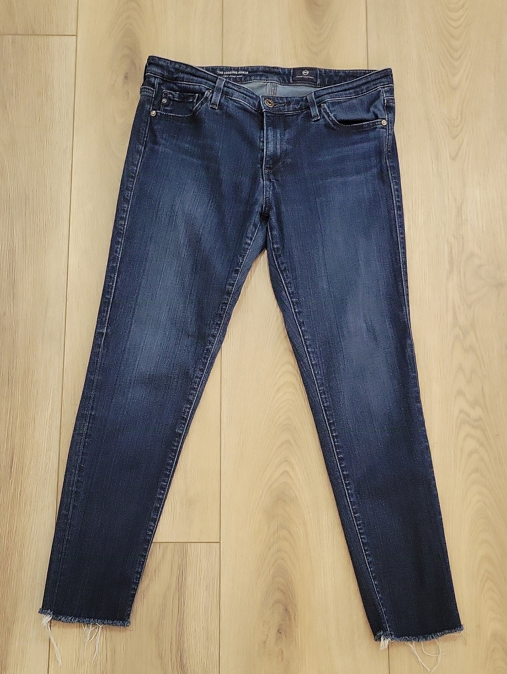 AG Adriano Goldschmied Navy Skinny Jeans